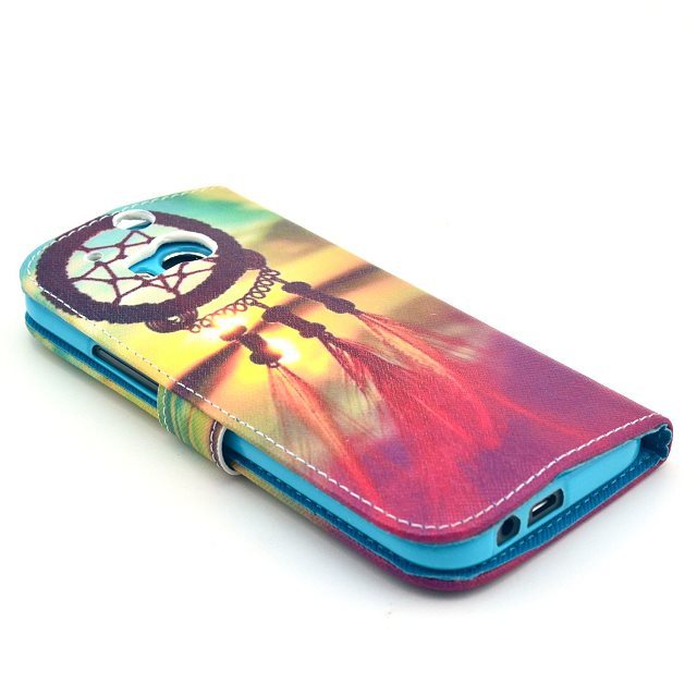 HTC M8 case wallet leather case printed