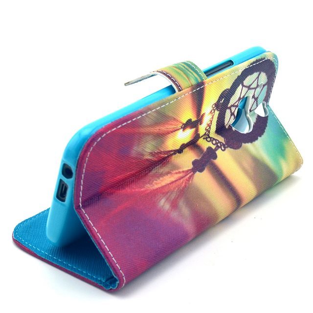 HTC M8 case wallet leather case printed