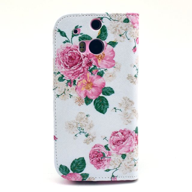 HTC M8 case wallet leather case printed