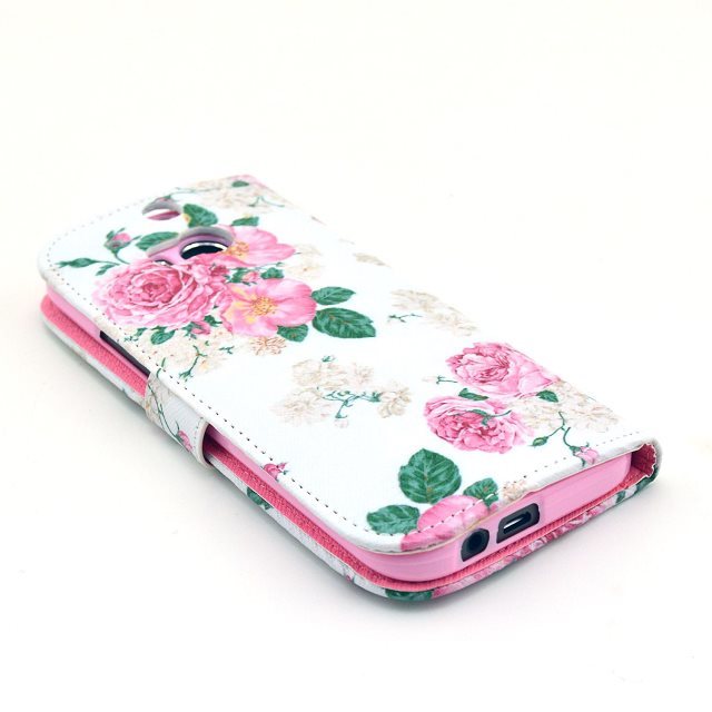 HTC M8 case wallet leather case printed