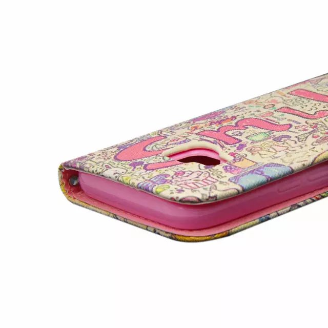 HTC M9 case wallet leather case printed
