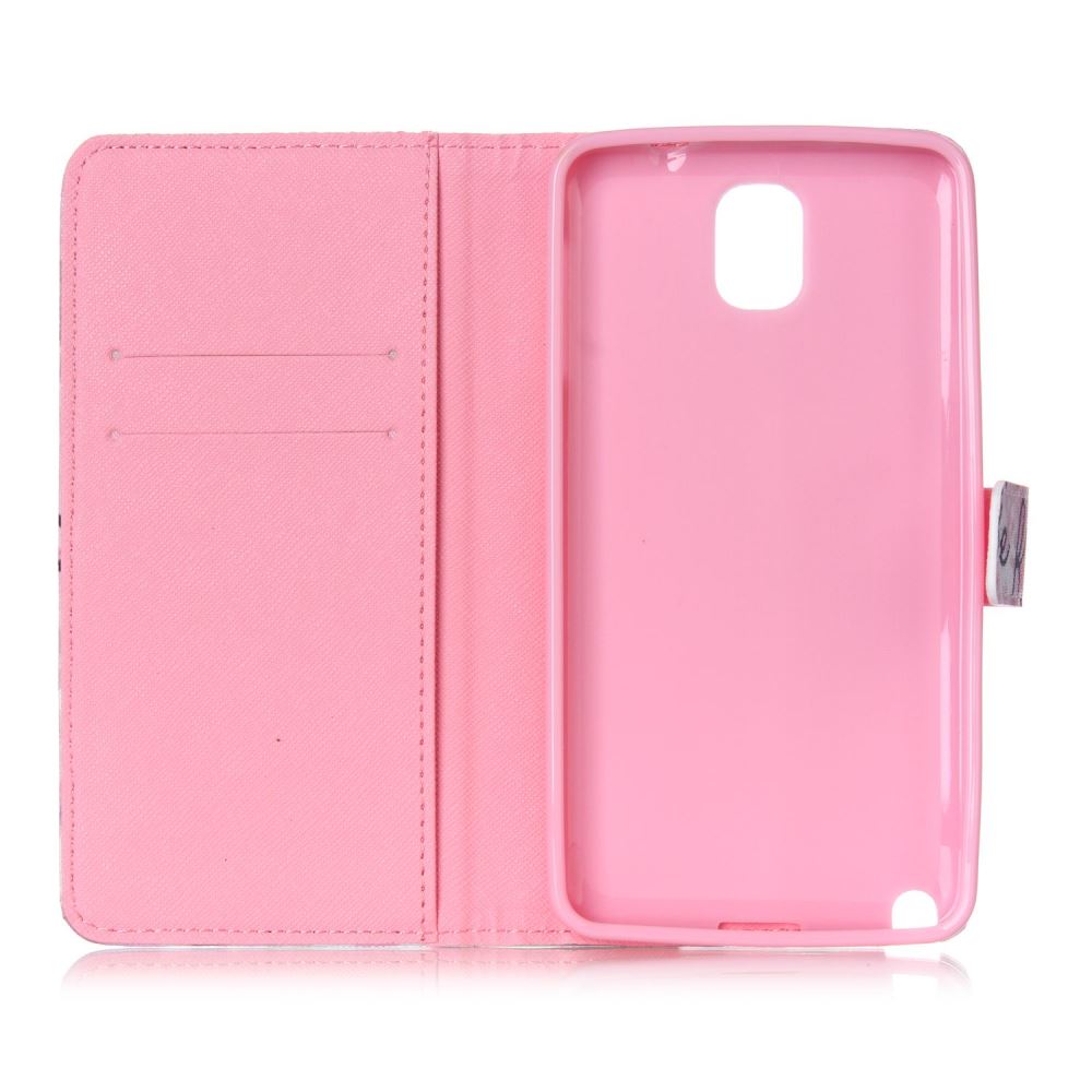 Galaxy Note 3 case wallet leather case printed