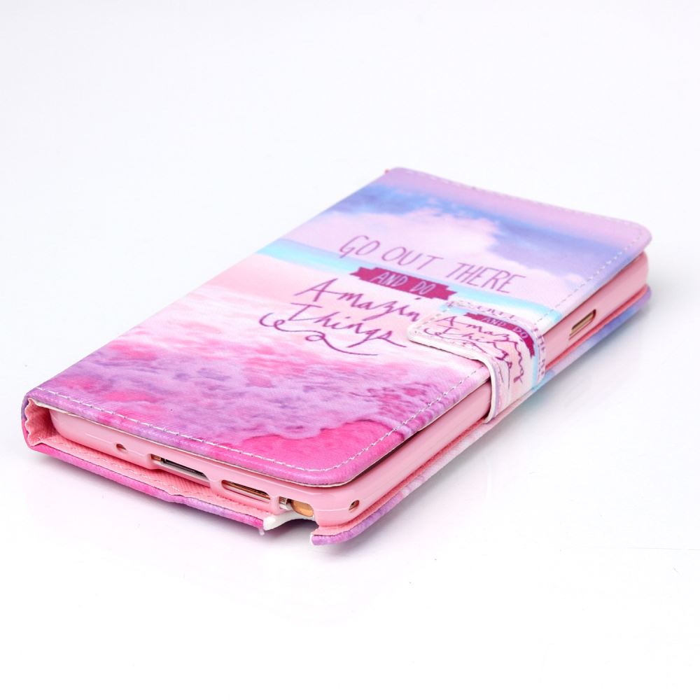 Galaxy Note 3 case wallet leather case printed