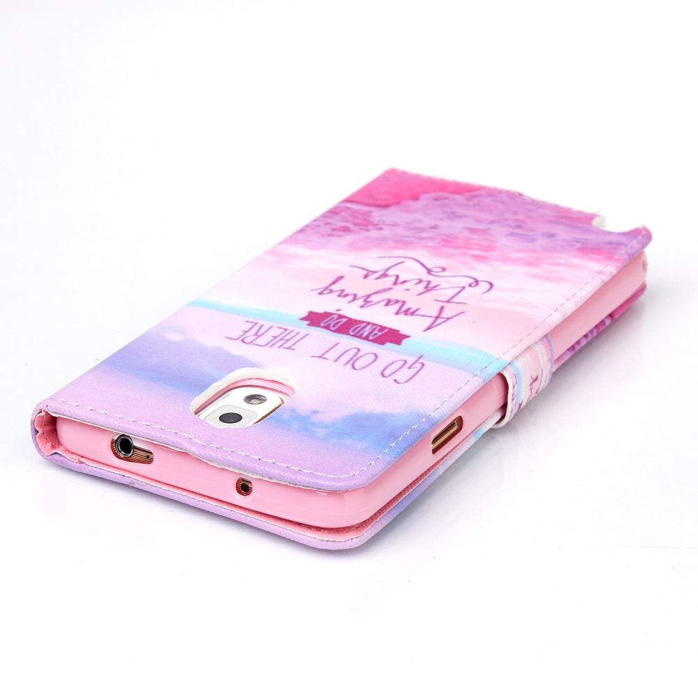 Galaxy Note 3 case wallet leather case printed