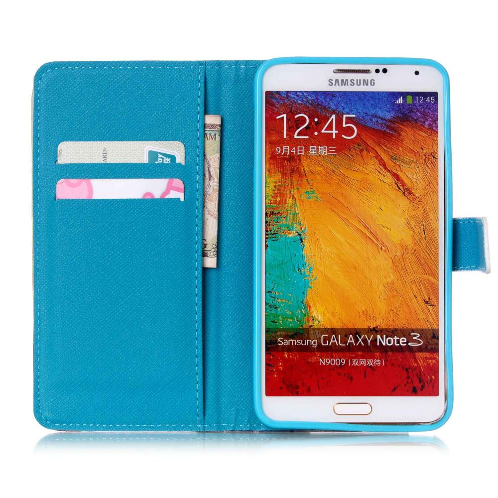 Galaxy Note 3 case wallet leather case printed Galaxy Note 3 case wallet leather case printed