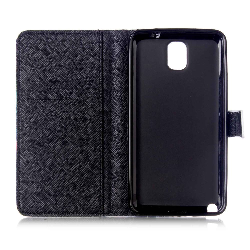 Galaxy Note 3 case wallet leather case printed