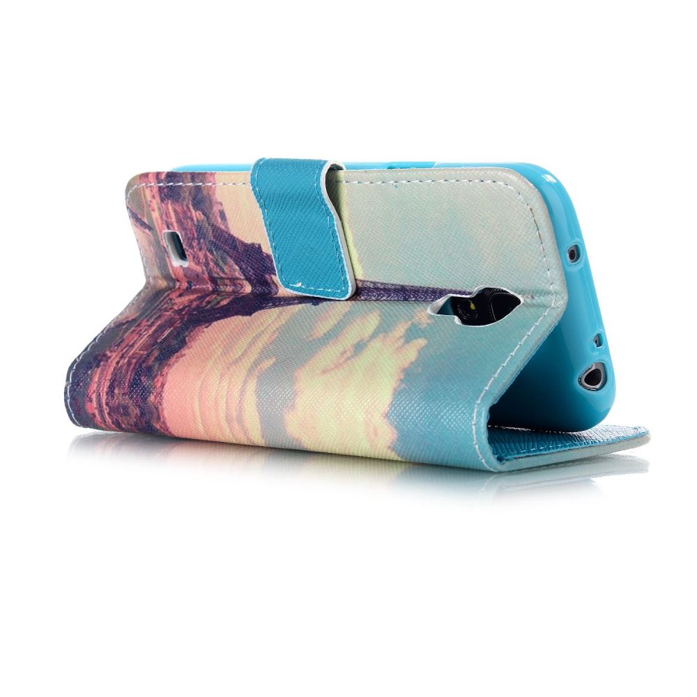 Galaxy S4 Mini case wallet leather case printed