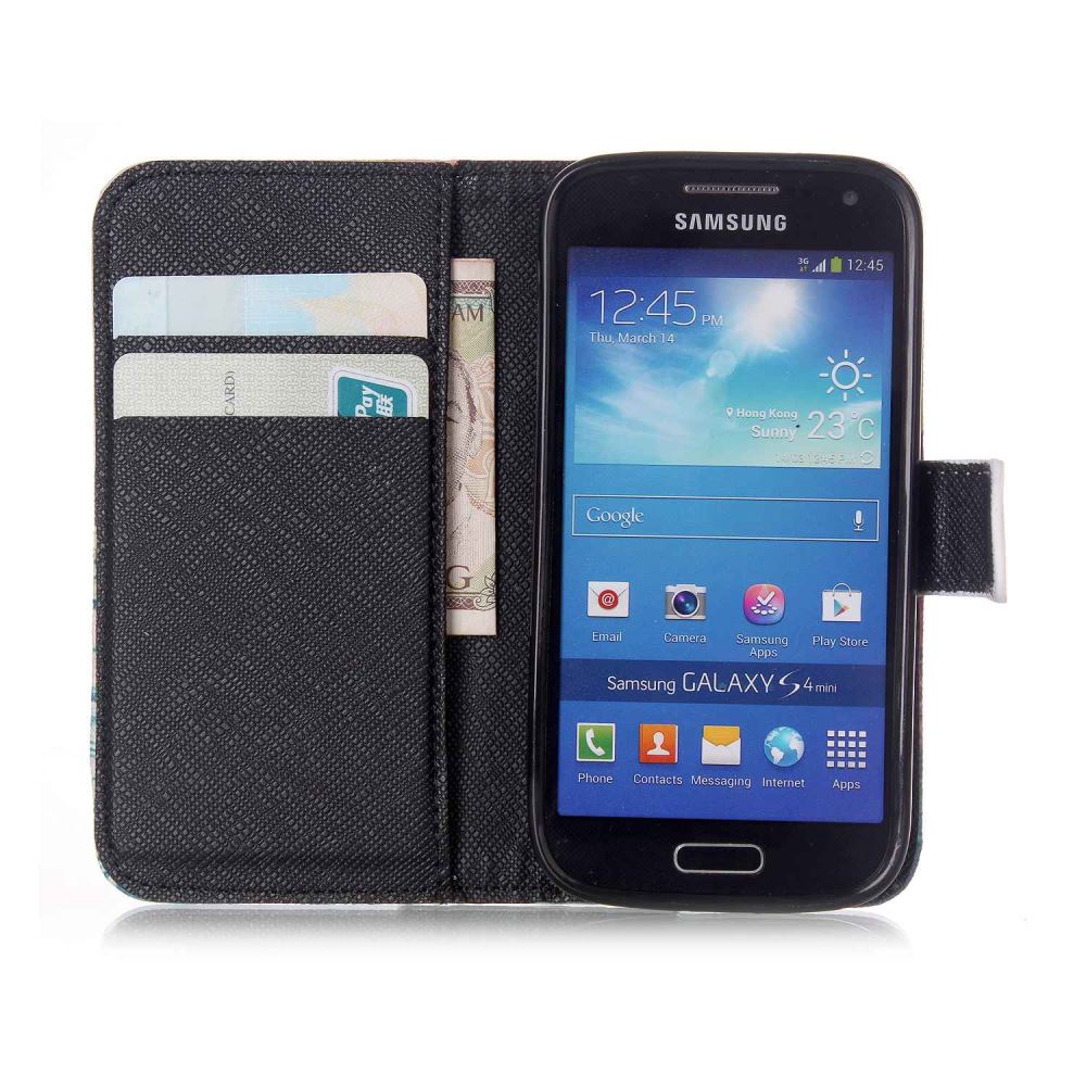 Galaxy S4 Mini case wallet leather case printed Galaxy S4 Mini case wallet leather case printed