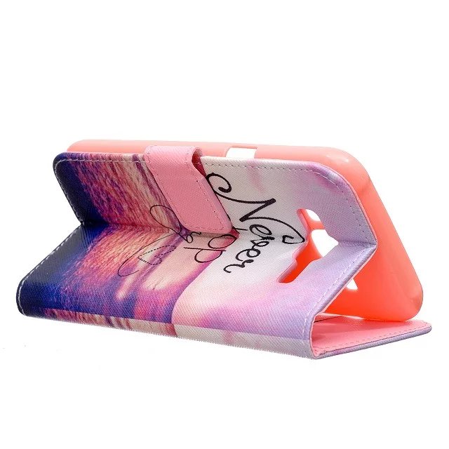 Samsung Galaxy J5 case wallet leather case printed