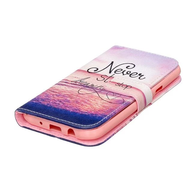 Samsung Galaxy J5 case wallet leather case printed