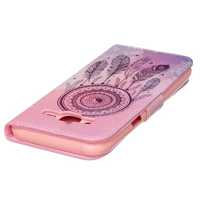 Samsung Galaxy J5 case wallet leather case printed