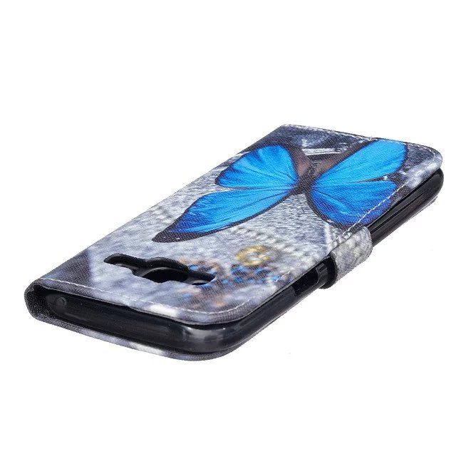 Samsung Galaxy J5 case wallet leather case printed