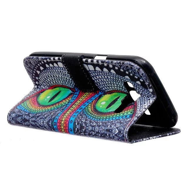 Samsung Galaxy J5 case wallet leather case printed