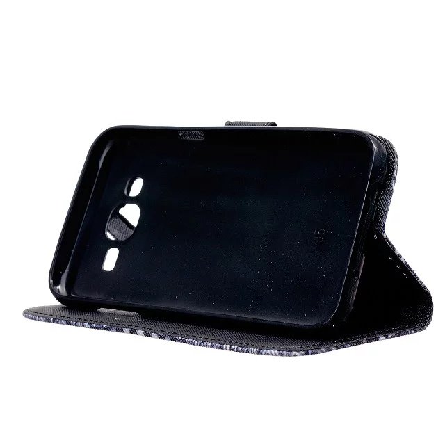 Samsung Galaxy J5 case wallet leather case printed