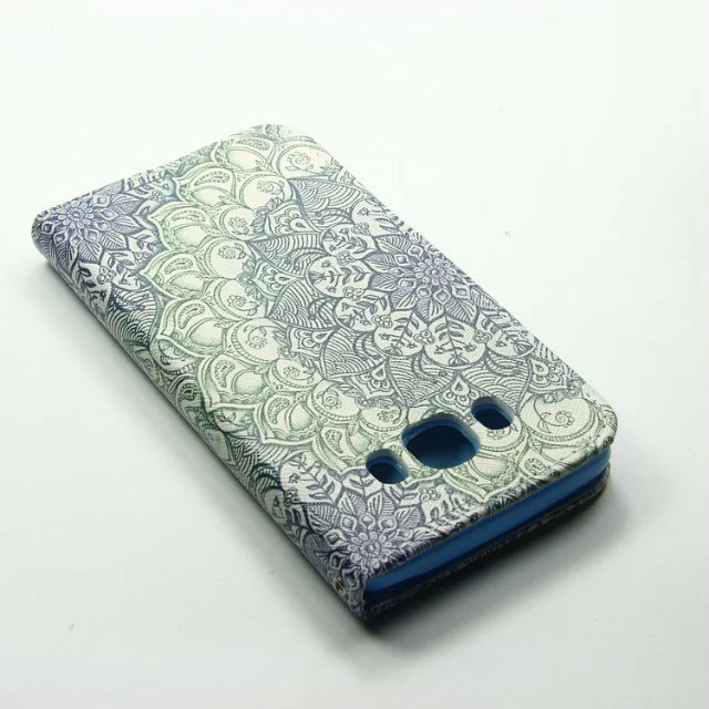 Samsung Galaxy J5 case wallet leather case printed