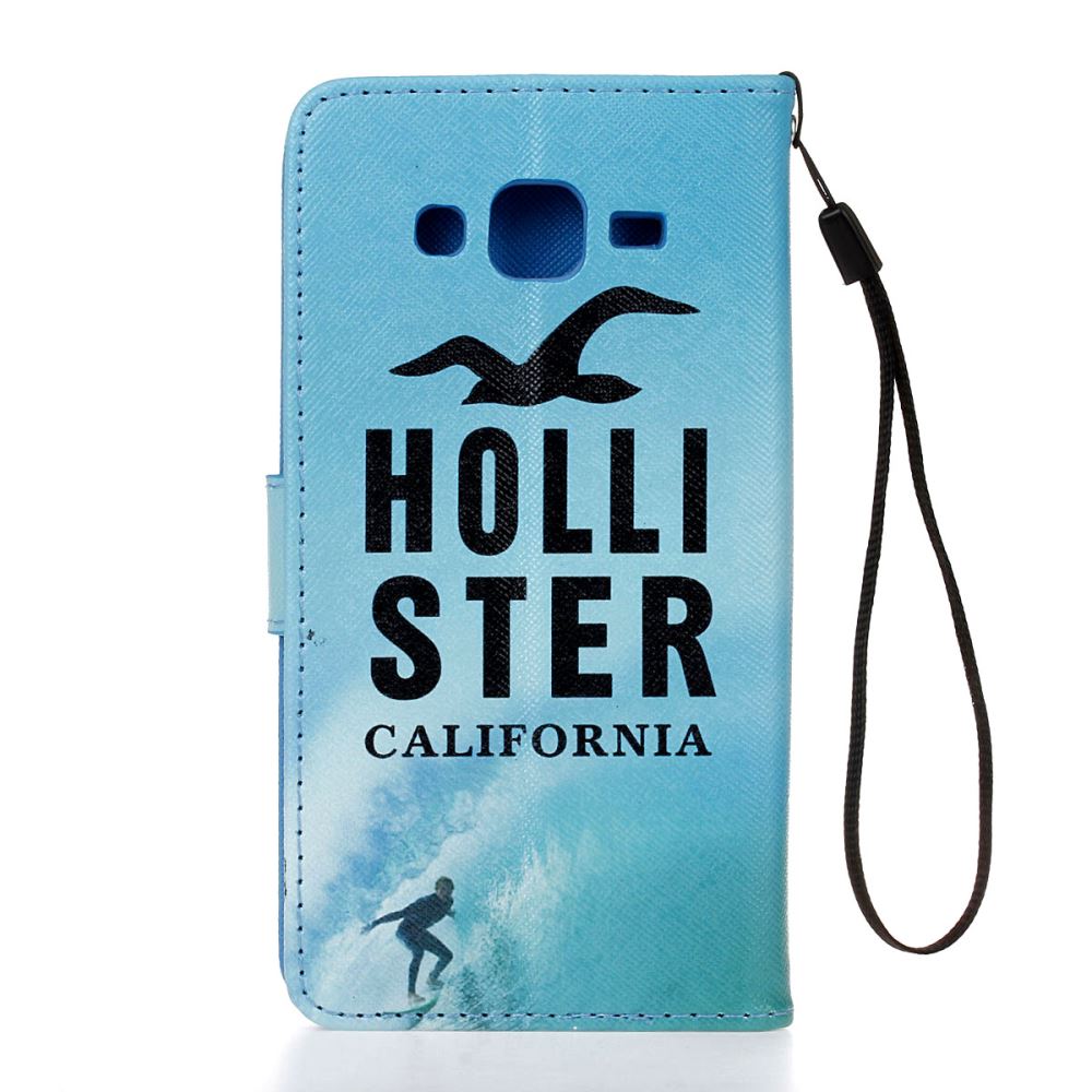 Samsung Galaxy J5 case wallet leather case printed
