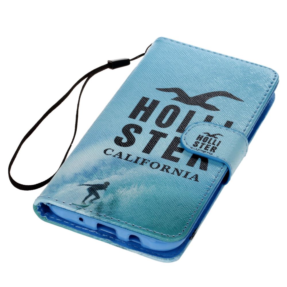 Samsung Galaxy J5 case wallet leather case printed