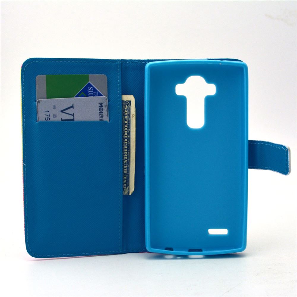 LG G4 case wallet leather case printed