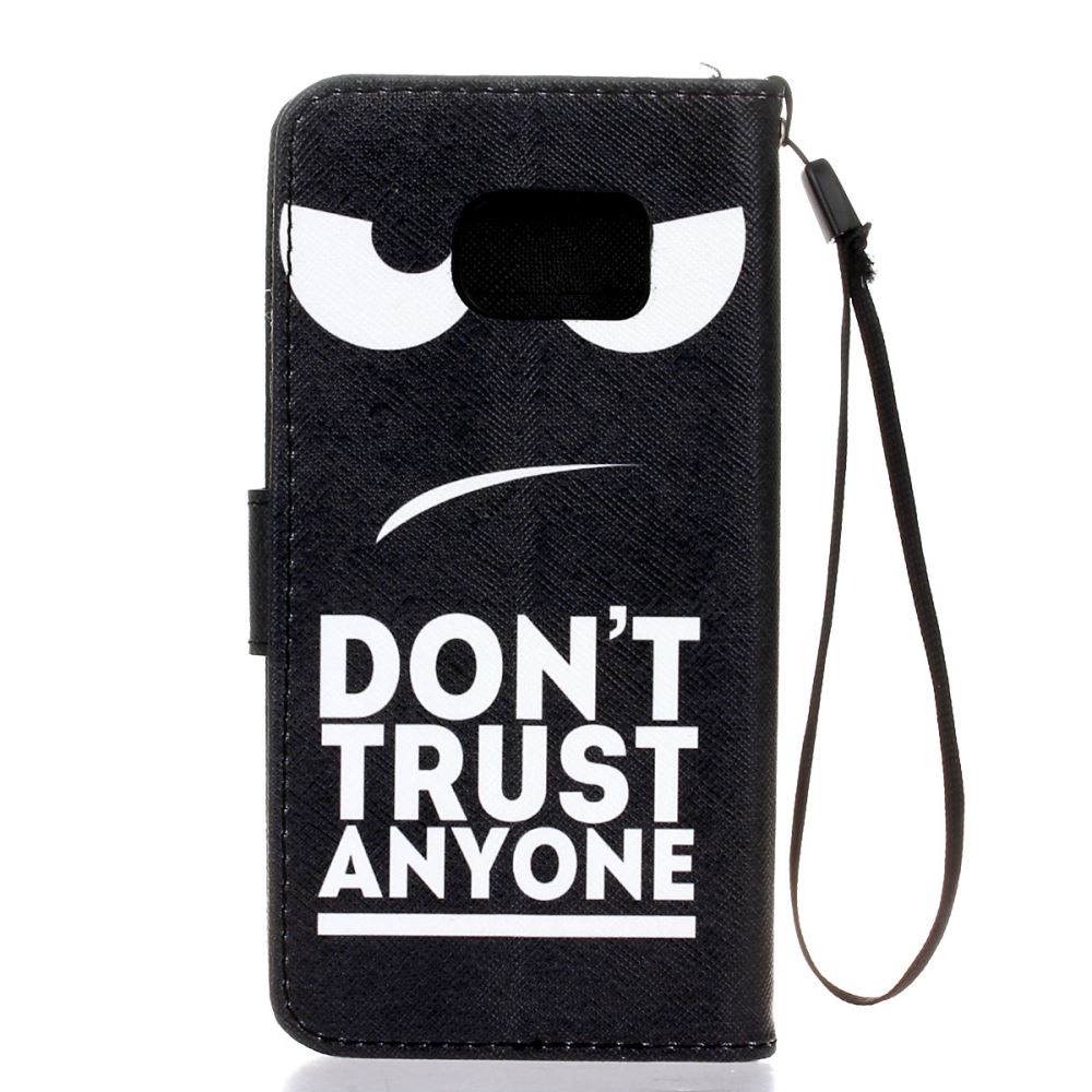 Galaxy s6 edge case wallet leather case printed