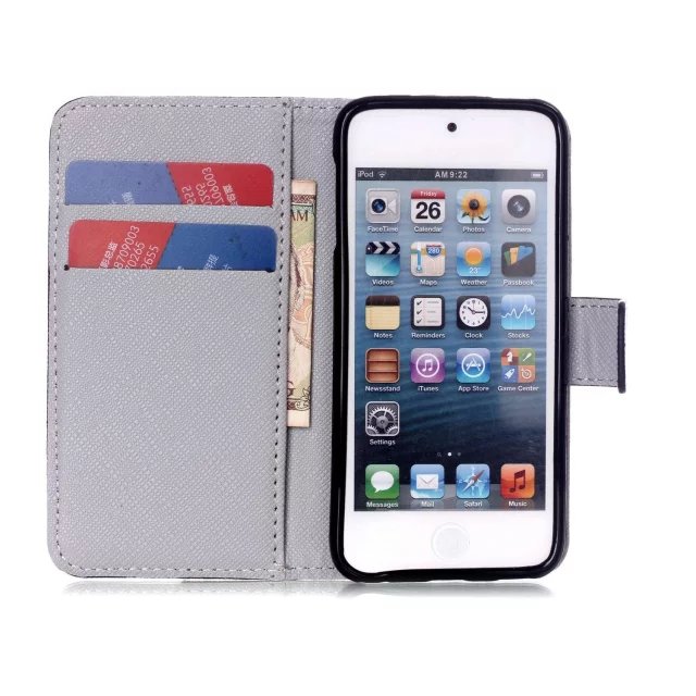 iPod Touch 5 6 case wallet leather case printed iPod Touch 5 6 case wallet leather case printed