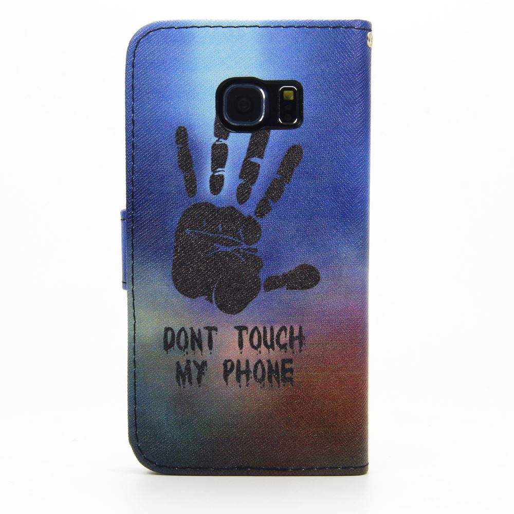 Galaxy S7 EDGE case wallet leather case printed