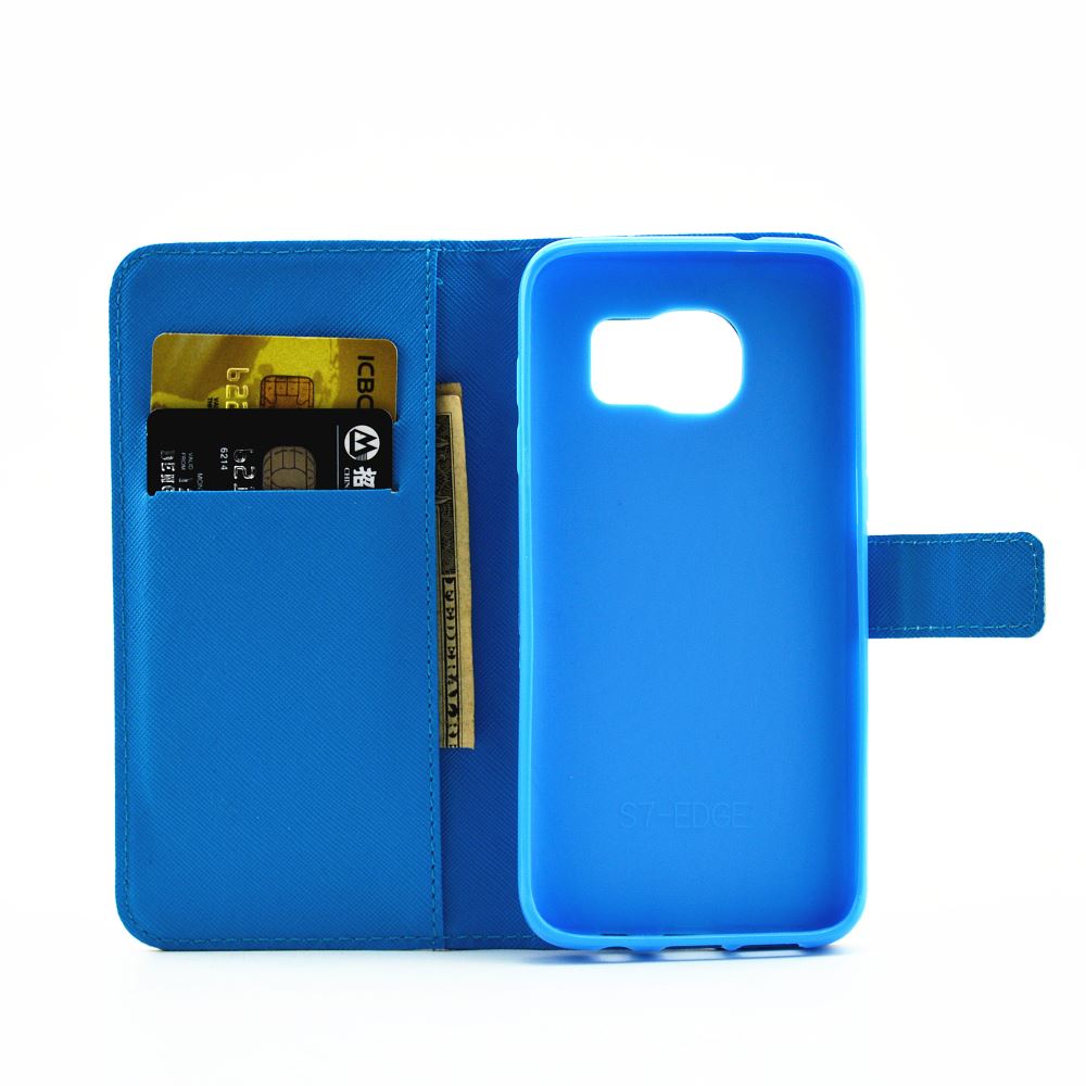 Galaxy S7 EDGE case wallet leather case printed Galaxy S7 EDGE case wallet leather case printed