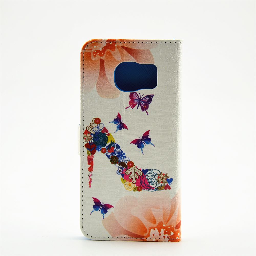 Galaxy S7 EDGE case wallet leather case printed