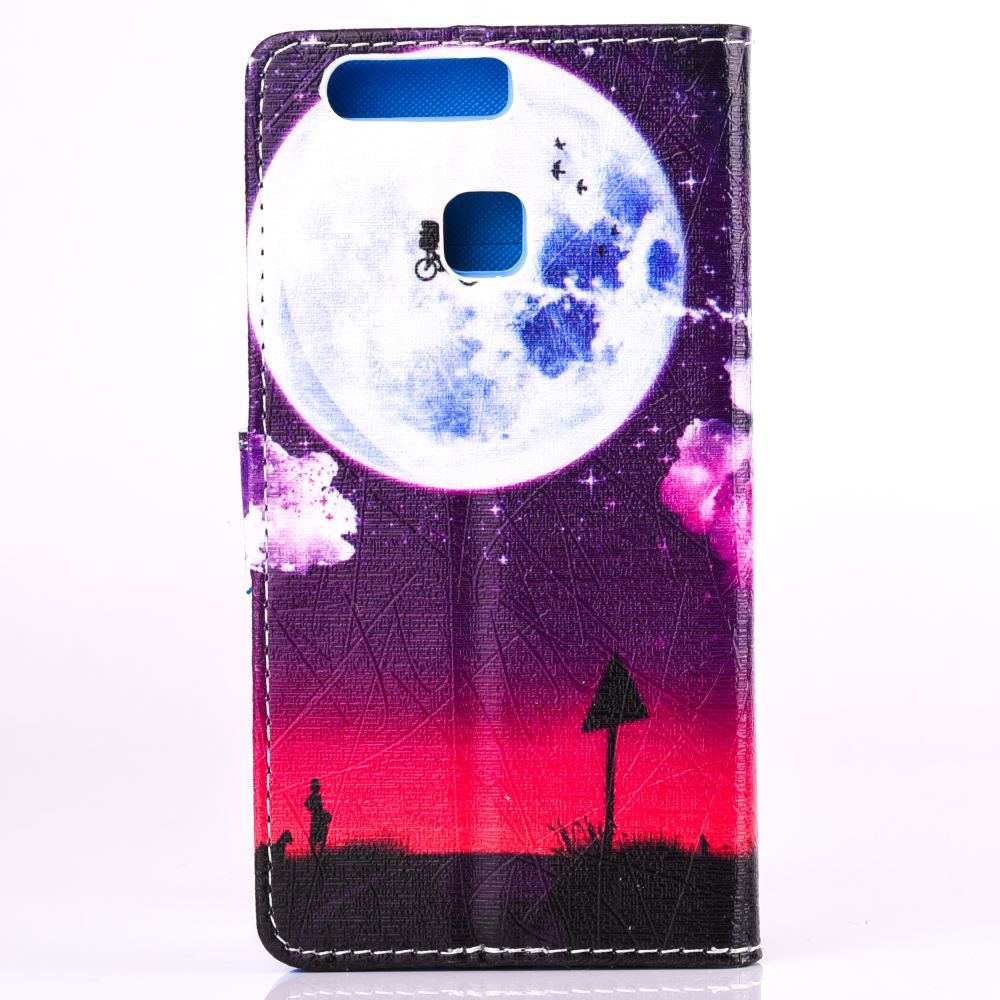 Huawei P9 case wallet leather case printed