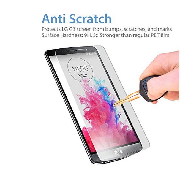 LG G3 tempered Glass Screen Protector
