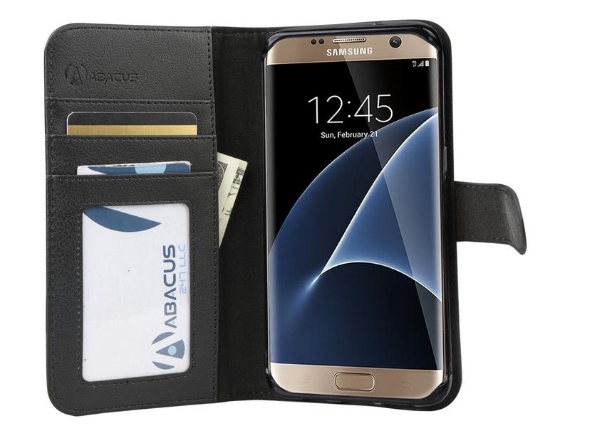 Galaxy S7 Edge fine leather ID wallet case cover Galaxy S7 Edge fine leather ID wallet case cover