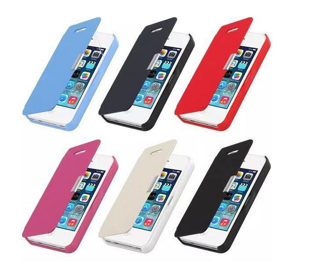 iPhone 5C Ultra slim leather flip case+combo
