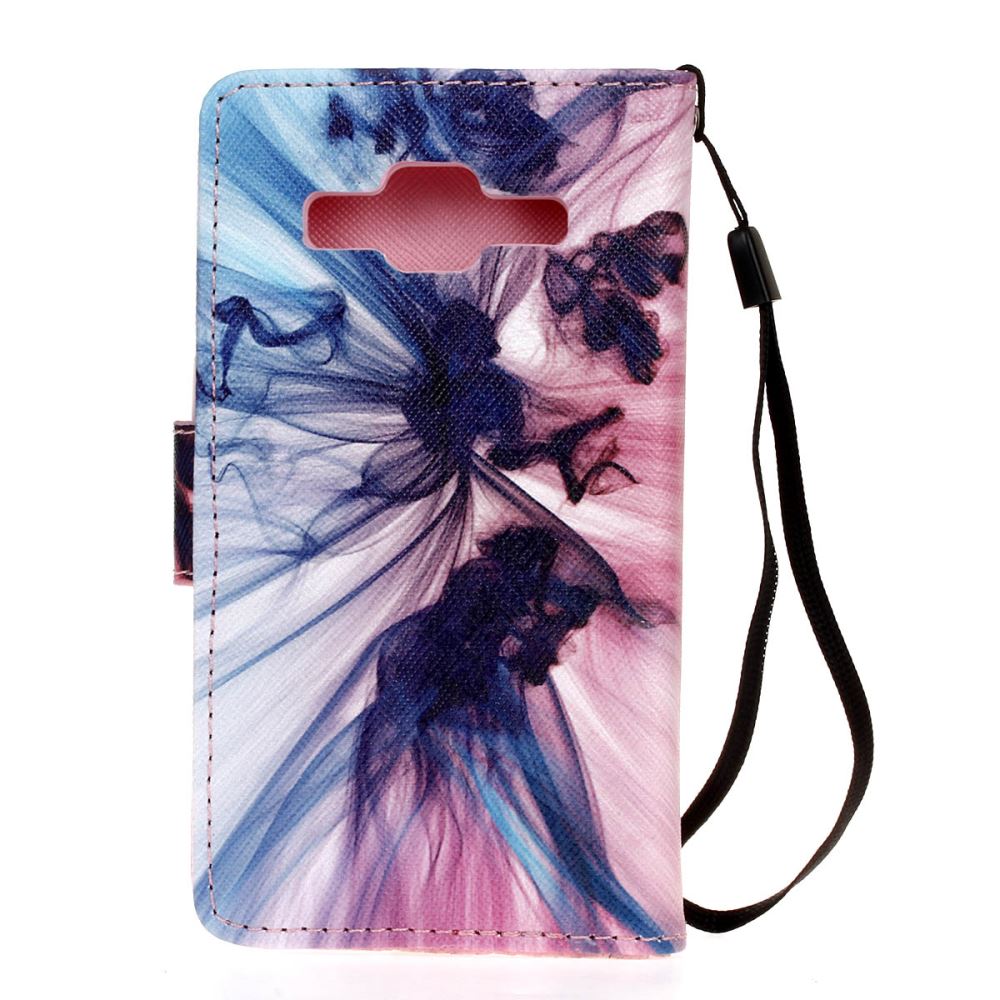 Galaxy Core Prime case wallet leather case printed