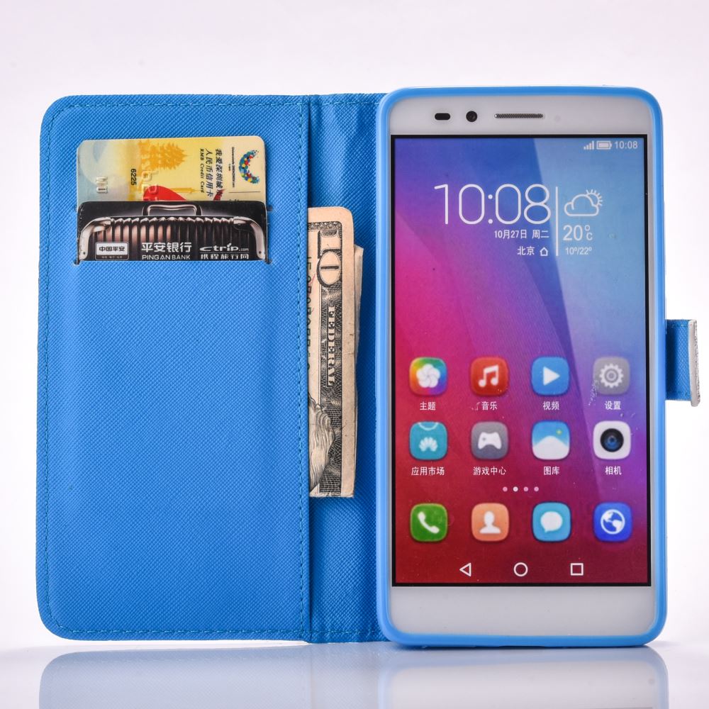 HUAWEI GR5 case wallet leather case printed