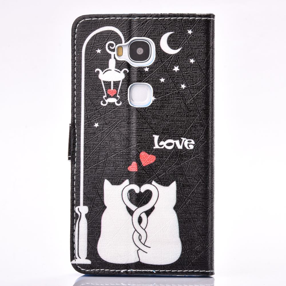 HUAWEI GR5 case wallet leather case printed