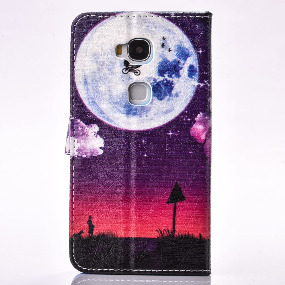 HUAWEI GR5 case wallet leather case printed