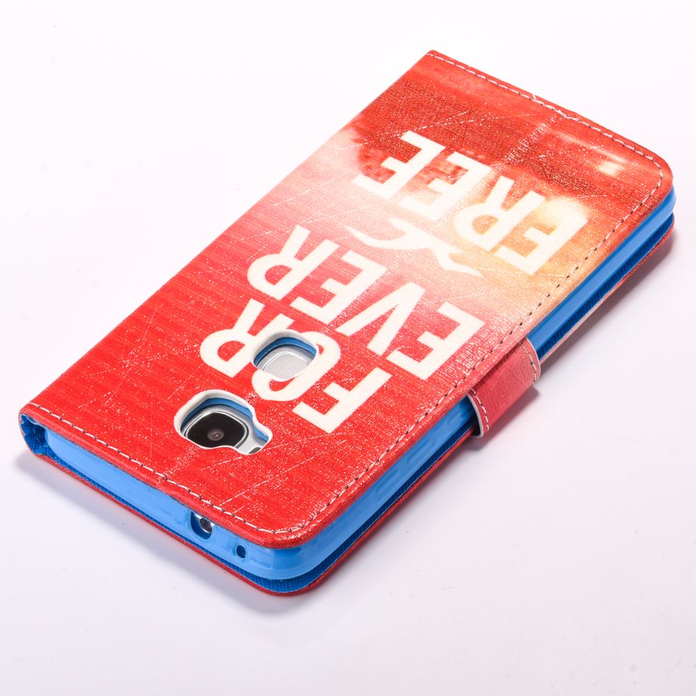 HUAWEI GR5 case wallet leather case printed
