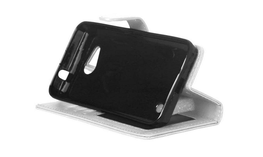 Lumia 550 vintage fine leather wallet case