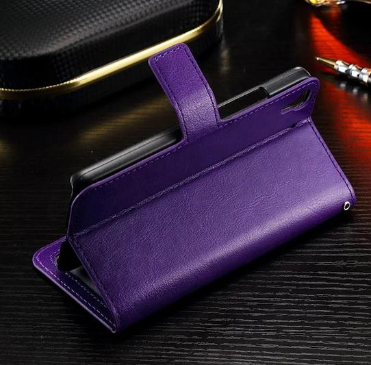 Huawei Y6 vintage fine leather wallet case Huawei Y6 vintage fine leather wallet case