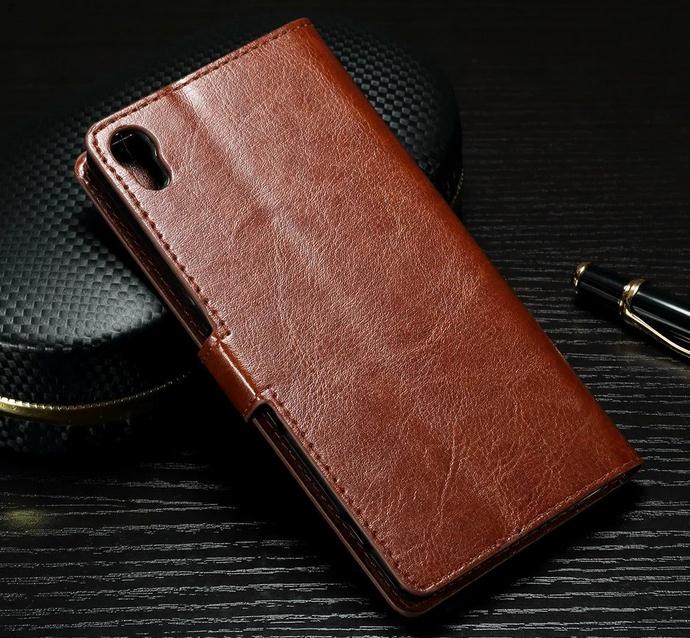 Sony Xperia X vintage fine leather wallet case Sony Xperia X vintage fine leather wallet case