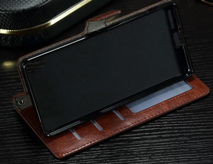 Sony Xperia X vintage fine leather wallet case Sony Xperia X vintage fine leather wallet case
