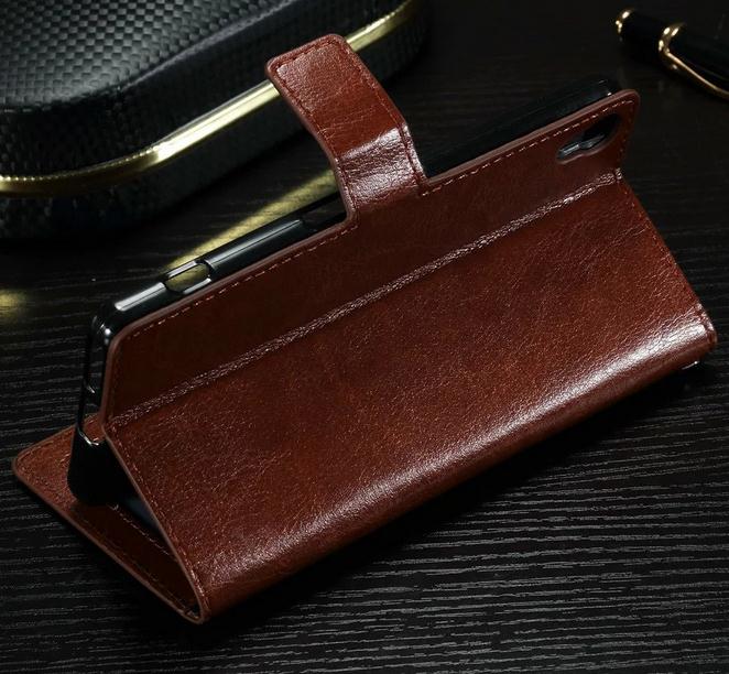 Sony Xperia X vintage fine leather wallet case Sony Xperia X vintage fine leather wallet case