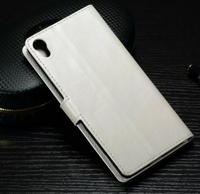 Sony Xperia XA vintage fine leather wallet case Sony Xperia XA vintage fine leather wallet case