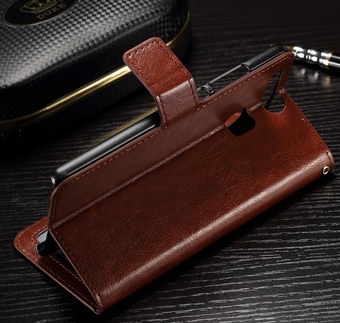 Huawei P9 vintage fine leather wallet case