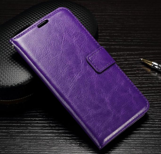 Huawei P9 vintage fine leather wallet case