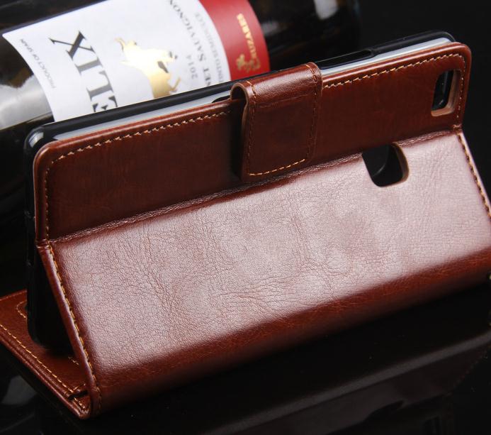 Huawei P9 lite vintage fine leather wallet case