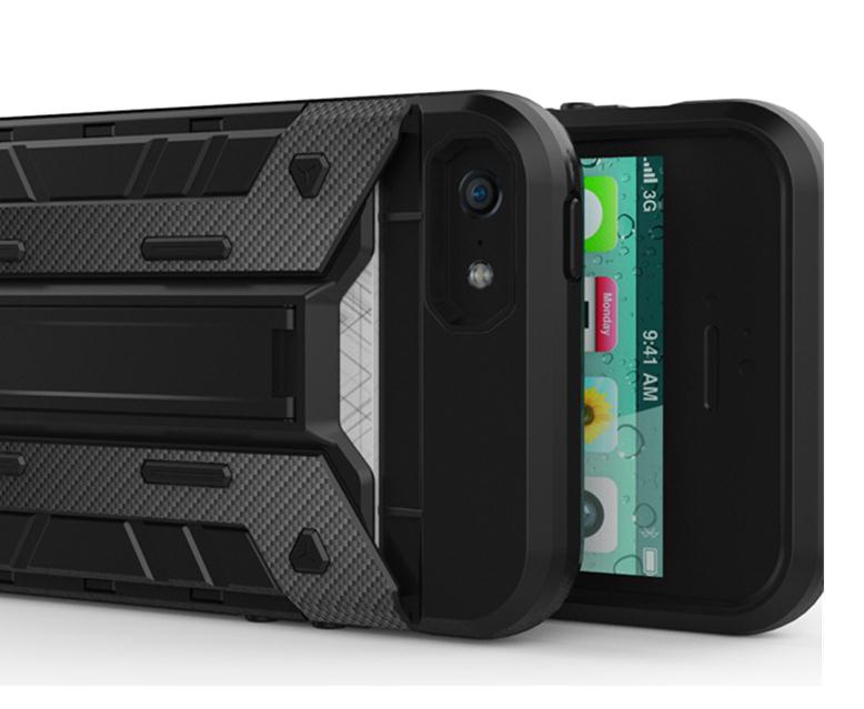 iPhone 5 5s SE Case Card Holder Kickstand Case iPhone 5 5s SE Case Card Holder Kickstand Case