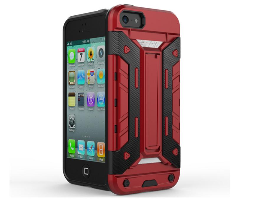 iPhone 5 5s SE Case Card Holder Kickstand Case