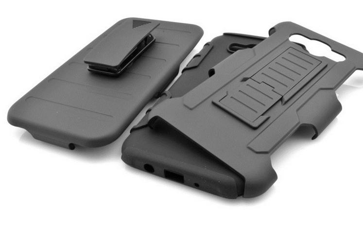 Galaxy J5 Hybrid armor Case+Belt Clip Holster