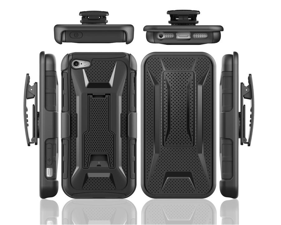 iPhone 5 5s SE Hybrid armor Case+Belt Clip Holster iPhone 5 5s SE Hybrid armor Case+Belt Clip Holster