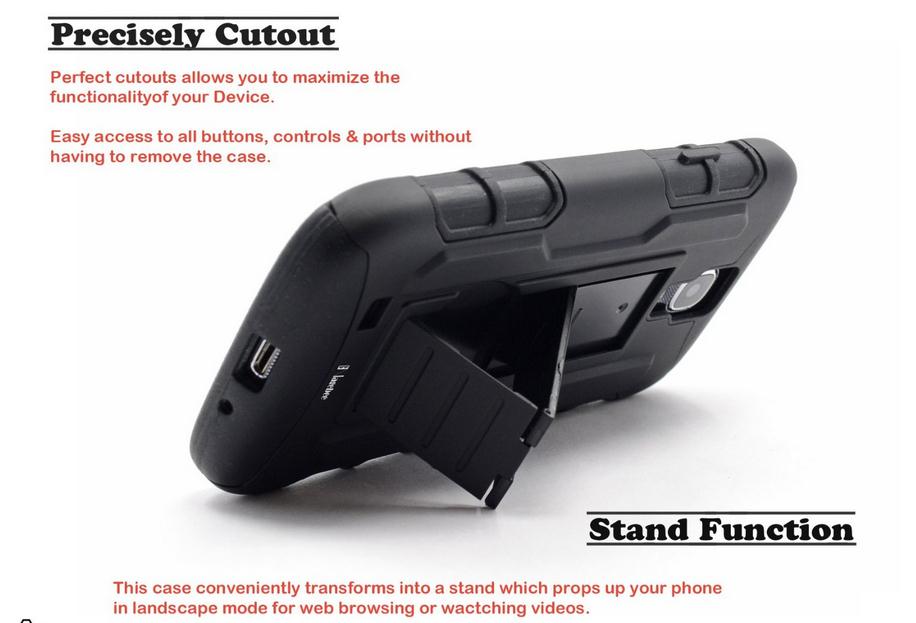 Galaxy S4 Mini Hybrid armor Case+Belt Clip Holster Galaxy S4 Mini Hybrid armor Case+Belt Clip Holster